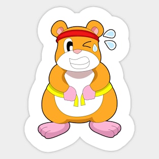 Hamster Fitness Sticker